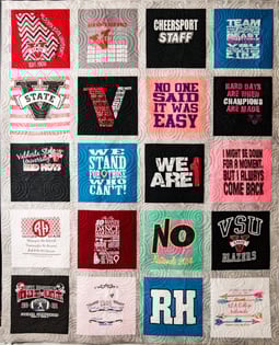 Quiltmyquilt T-shirt quilt